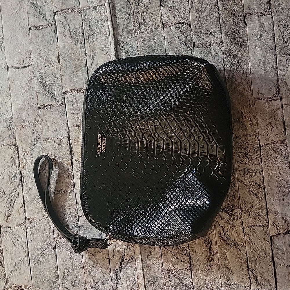 Victoria Secret Black Cosmetic Purse Bag